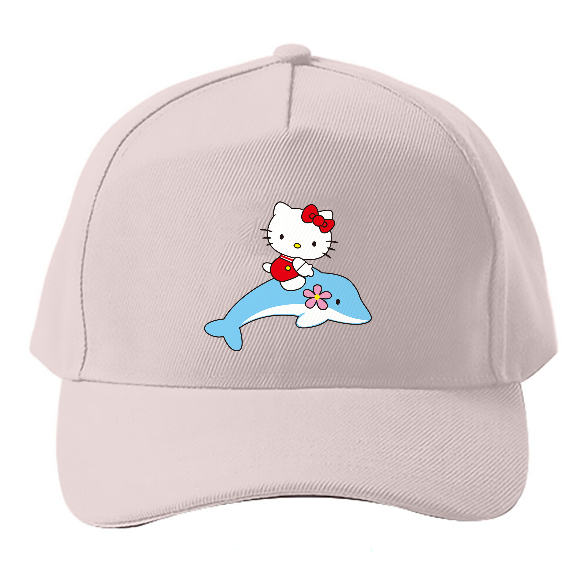 （画像用） Hello Kitty ハローキティ ベースボールキャップ 綿100％ 男女兼用 帽子 スポーツ
